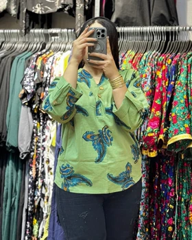 مانتو لینن طرح ایتالیایی 7162