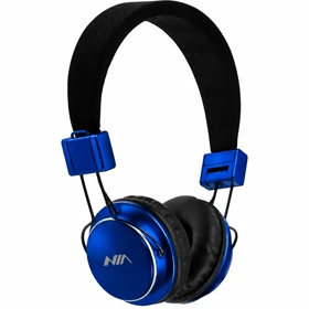 هدفون بی‌سیم NIA مدل Q8-851S (آبی متالیک)