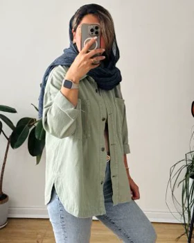 مانتو کتان پنبه