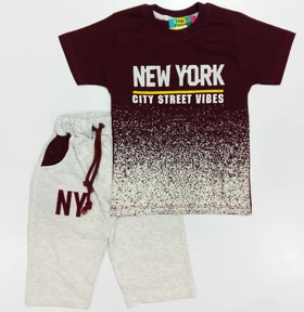 تیشرت و شلوارک پسرانه NEW YORK