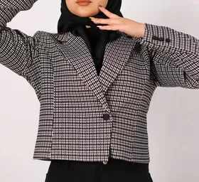 تک کت کراپ چهارخانه