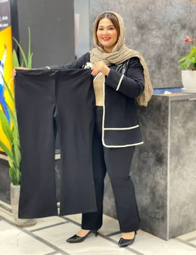 شلوار دمپا گشاد کلاسیک کد : 10025