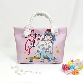 ساک پارچه ای super girl