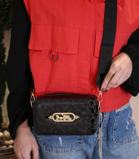 کیف دوشی زنانه مشکی مدل هورس Horse1675