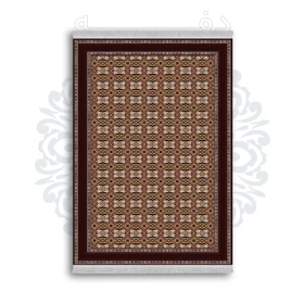 *جدید* فرشینه از جنس پارچه شانل مخمل ترک طرح فانتزی برند دفه کد 602