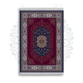 فرشینه از جنس پارچه هازان مخمل ترک طرح سنتی و مدرن برند دفه کد DAMG463