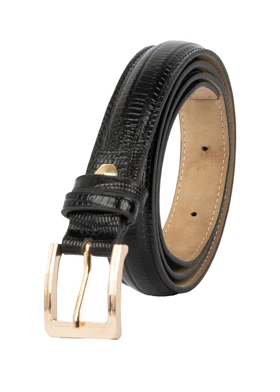 کمربند چرم زنانه مدل گیوم