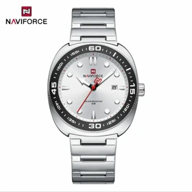 ساعت مچی مردانه نیوی فورس NF 9250 نقره ای قاب مشکی مدل m-10445