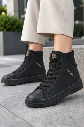 بوت زنانه مدل Versace مشکی