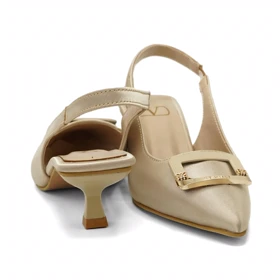 کفش مجلسی زنانه پاشنه‌دار 3 سانت زنانه مدل 400355 _ sandal valentino