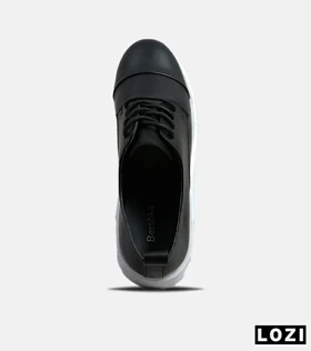 کفش کتانی مردانه مشکی BERSHKA