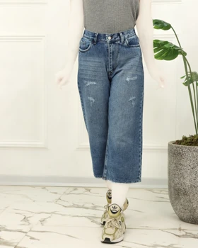 شلوار جین واید لگ زنانه 0937