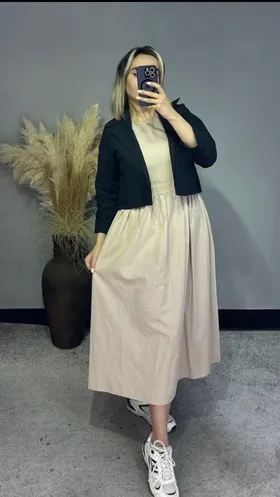 کت و سارافون زنانه لینن