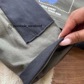 ست بلوز و شلوارک کودک طرح خرگوش 1 تا 3 سال