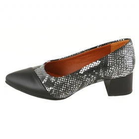 کفش پاشنهدار زنانه چرم یلسان مدل آلیس کد 643-RTL