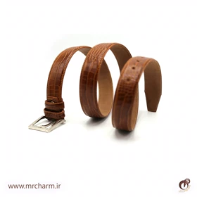 کفش مردانه چرم عسلی mrc5013
