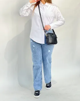 شومیز ساده کتان