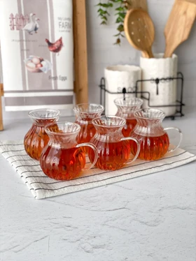 ست 6 عددی استکان پیرکس