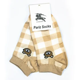 جوراب ساق کوتاه طرح خرسی