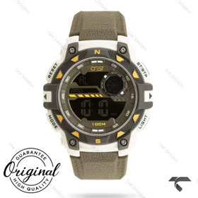 ساعت کرست مردانه 9503-2 اسپرت بند سبز Crest-11378-U