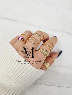 پک انگشتر کهکشان جادویی چشم زیبا هدیه ولنتاینی دلبر ارسال رایگان