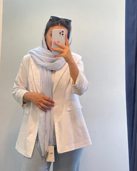 کت لینن با رنگبندی