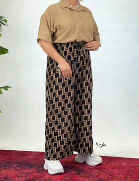 شلوار پلیسه رنگی مانا کد : 3885