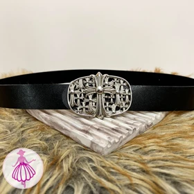 کمربند کروم هارتز گاثیک (نقره ای)