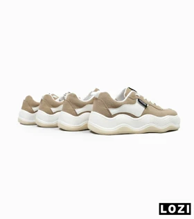 کتانی مردانه و زنانه قهوه ای سفید ADIDAS haydey