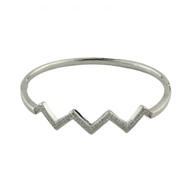 بنگل زنانه مدل زیگ زاگی