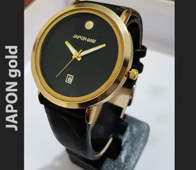 ساعت مچی مدل JAPON gold( طلایی)