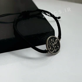 دستبند نقره صبر و الله (دو طرفه)