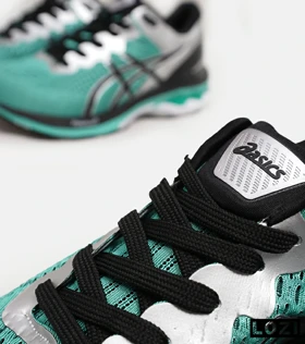 کتانی مردانه و زنانه سبز نقره ای ASICS GEL-KAYANO 27