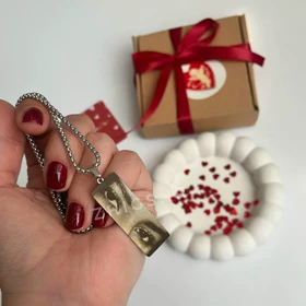 گردنبند استیل حک چشم یار