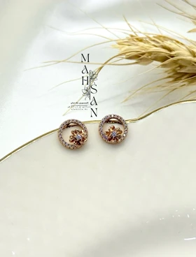 گوشواره ژوپینگ گل طرح لیانا