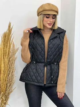 پافر لوزی دوزی کمر گت