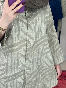 مانتو جلو دکمه