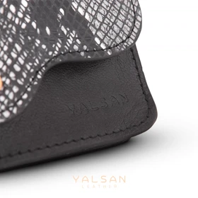 جاکارتی زنانه چرم یلسان مدل دیلا کد 128-RTL (مشکی)