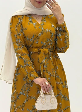 4077-پیراهن حریر فرانک