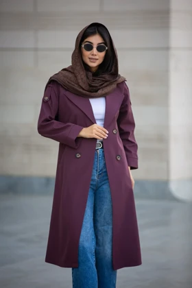 بارانی بلند گلسا فری