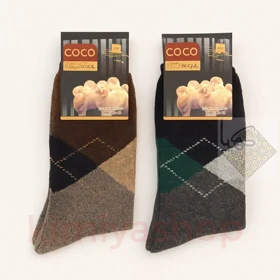 جوراب پشمی مردانه گرم و نرم پک 3 عددی با تضمین کیفیت