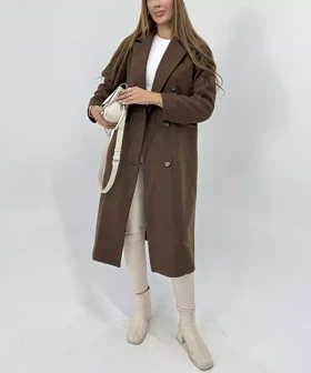 ترنچ کت چهار دکمه کد Pl006 برند ردا