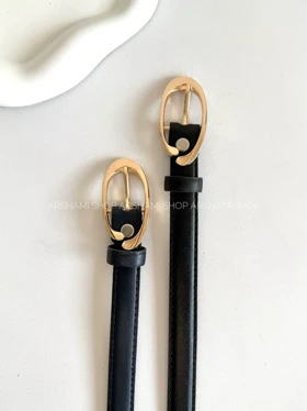 کمربند چرمی زنانه بشرا