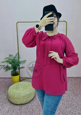 شومیز یقه کراواتی ( ایراد دار)