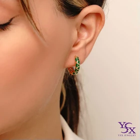 گوشواره مینا ظریف YSX (5 رنگ)