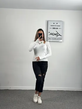 بلوز سرشونه چین اشکی