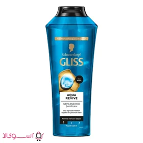 شامپو مو گلیس مدل aqua revive حجم 500 میل