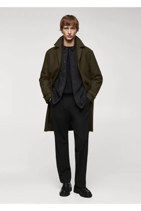 ژاکت بلند مردانه اورجینال mango-man mango-man