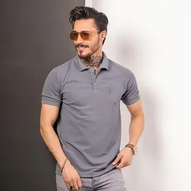 تیشرت جودون رنگ طوسی POLO