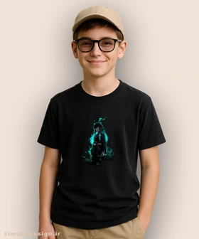 تیشرت بچگانه طرح شیطان کش شخصیت موییچیرو کد 980